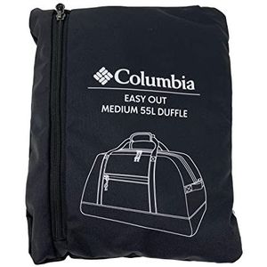 Columbia Easy Out Duffle Packable Lightweight Sport Gym Travel Bag (Medium, Black)