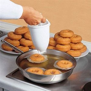 Donut Maker - Donut bakvorm - deegdispenser roestvrij staal pannenkoeken deegdispenser voor donuts - voor heerlijke mini doughnuts - zelfgemaakte dessert DIY gereedschap keukengebak