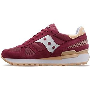 Saucony S2108-790, uniseks voor volwassenen, bordeauxrood/roze/wit, 41 EU