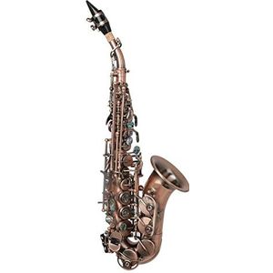 Rode Antieke Saxofoon BB Sleutel Woodwind Instrument Met Case Sax Stand Riet Handschoenen Reinigingsdoek Borstel Sax Borstel Borstel