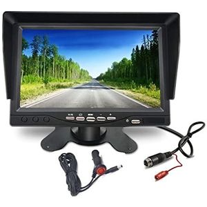 GPS-autonavigatiesysteem, Vrachtwagen back-upcamera for Ahd Heavy Duty Night Vision Waterdichte Voertuig Achteraanzicht Display for Truck/Trailer/Pickups/RV Voor auto, vrachtwagen, camper(3)