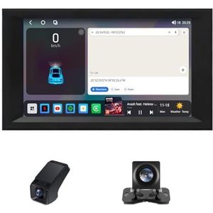 Draadloze Carplay Android 14 Autoradio 2 Din 9 inch autoradio geldt voor Mercedes-Benz Actros 2011-2023 met Android Auto Navi GPS-navigatie 9 inch met Bluetooth 1080P ADAS DVR(X1)