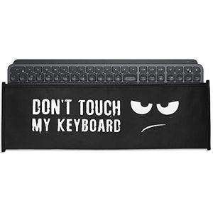 kwmobile hoes voor Logitech MX Keys Wireless - Beschermhoes voor toetsenbord - Keyboard cover - Don't Touch my Keyboard