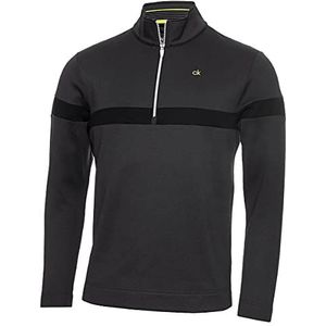 Calvin Klein Heren schaal Insul-Lite golftrui 1/2 rits - Donkergrijs - L
