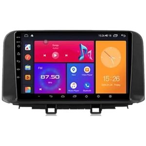 Android 13 Autoradio 9 inch Touch scherm dubbele Din auto stereo voor Hyundai Encino Kona 2018-2019 met Bluetooth/FM radio/wifi/USB/stuurwielbediening/GPS(8 Core 8+128G)
