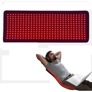 360pcs LED's Red Light Therapy Mat Voor Lichaam, Rode Lichttherapie Grote Wikkelkussen Met 660 Nm En 850 Nm Nabij Infrarood Licht Redlight Voor Lichaamspijnverlichting, Tijd En Helderheid Verstelbaa