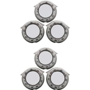 A98I-SH50 Vervangende scheerhoofden voor serie 5000, vervangende messen model 5077 5076 5091 5080 eenvoudige installatie glad scheren (6 stuks)