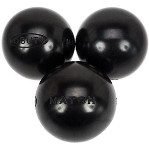 Obut - Zwarte match 0 75 mm - jeu de boules - zwart - maat 670 g