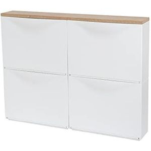 HORST Trones Bovenblad - elegant en onderhoudsvriendelijk massief houten paneel voor het IKEA Trones meubelstuk - afgeschuind, geschuurd & FSC gecertificeerd - eiken, set van 2, 102,6 x 15,9 cm