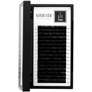 Nanolash - Wimpers voor Wimperextensions - 0.12 C - 9mm - Professionele Verlenging