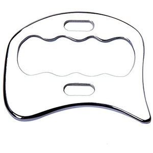 Roestvrij staal Gua Sha Scraping Massage Tool-Spierschraper - Mobilisatie van zacht weefsel, Fysiotherapie voor rug, benen, armen..