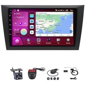 Android Double Din Car Stereo 9 Inch Touchscreen Autoradio Autotoebehoren Multimedia Stuurwielbediening met Navigatie Plug And Play Voor Volkswagen VW Golf 6 2008-2016(M100S WIFI 1G+16G)