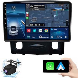 Android 14.0 2 Din Autoradio 9"" Touchscreen Auto Stereo voor Mazda Tribute 2006-2008 met Draadloze Carplay Android Auto GPS navigatie AHD Omgekeerd beeld Stuurwielbediening(P1(1G+32G))