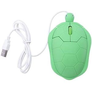 USB bedrade muis, schattige schildpadvorm USB bedrade muis optische muizen voor notebook pc laptop computer 1200 DPI 3 knoppen met 3,6 voet snoer