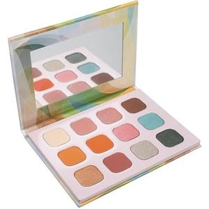 MQPALZKD 12 kleuren kleurrijke oogschaduwplaat parelmoer matte combinatie gemakkelijk te