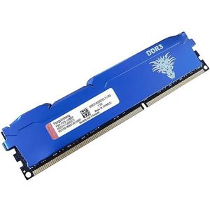 DDR3 8GB Desktop RAM 1600MHz PC3-12800 UDIMM Non-ECC Unbuffered 1.5V 2Rx8 Dual Rank 240 Pin CL11 PC Geheugen Computer Memory Upgrade Geheugenmodule (Blauw)
