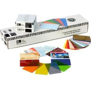 Zebra Premier PVC 500pieza (S) visitekaartjes - visitekaartjes (500 stuks (S))
