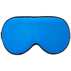 3 stuks zijden ooglapje slaapmasker ooglapje verstelbare reizen licht blokkerende relaxhoes oogschaduw slapen voor slaap (blauw)