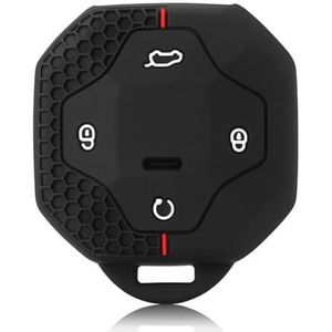 Autosleutel beschermhoes Siliconen Autosleutelhoes Voor Chery Voor Jetour T2 Voor Traveler 2023 2024 Fob 4 Knoppen Afstandsbediening Beschermhoes Accessoires Sleutel Shell