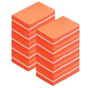 Een spijkerbuffer, Nagelbufferblokspons Multicolor 10 stuks(Orange)