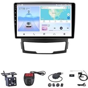 Android 13 Multimedia Speler Auto Radio GPS Navigatie Draadloze Carplay Auto Plug En Play Voor SsangYong Korando 3 Actyon 2 2010-2013(WIFI 1G+16G)