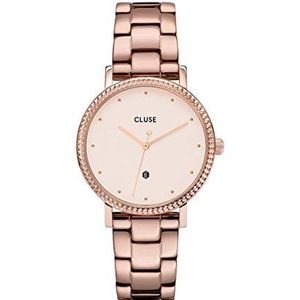 CLUSE CW0101209009 Analoog kwartshorloge voor dames, met roestvrijstalen armband, roségoud, armband