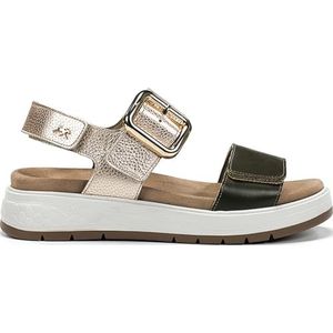 Fluchos - F2166 Street - Damessandalen - Kaki - Platina