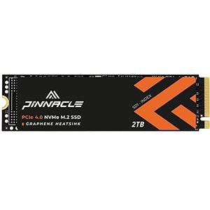 Timetec PCIe 4.0 Gaming SSD NVMe PCIe Gen4x4 M.2 2280 3D NAND TLC 1000TBW lees-/schrijfsnelheid Tot 7.100/5.500 MB/s Interne Solid State Drive voor PS5, PC (Graphene 2TB SSD)