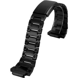 Horlogeaccessoires Geschikt for Casio G-SHOCK GA-2100 Roestvrij stalen band metalen behuizing Bezel GA2100 GA2110 GA-B2100 Omgebouwd herenhorlogeband(Strap Black)