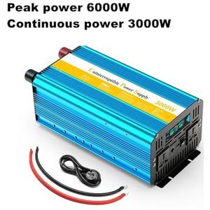 Omvormer, Omvormer DC 24V naar AC 220 1500W/2000W/3000W/4000W Auto-omvormer Zuivere sinusgolf(3000W)