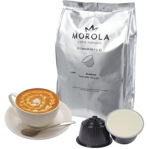 Morola Caffè Italiano - Compatibel met Nescafe® Dolce Gusto® - 6 Pak van 15 Capsules - 90 Capsules (Cappuccino) - Koffie Made in Italy