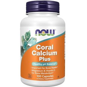 Now Foods Coral Calcium Plus Magnesium & Vit. D 100V-caps