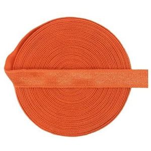 Glanzende niet-vouwbare elastische 3/8"" 10mm spandex satijnen band bh-band lingerie ondergoed naaien rand 50 100 yard per spoel-herfst oranje-10mm-100 yards