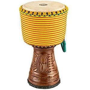 Mini Djembe Drum,Touw Tuned Beklede Goblet Drum gespeeld met blote handen,voor beginners kinderen en volwassenen (A)