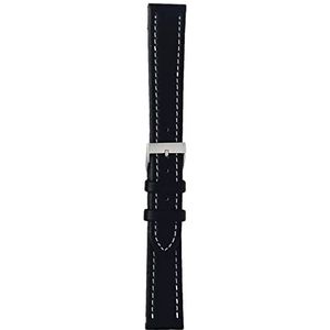 Morellato Armband voor heren, collectie Sport Collection, model Locman, microvezel, A01U2195432, Zwart, 20mm, Strepen