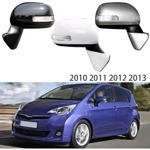 Auto Elektrische Opvouwbare Achteruitkijkspiegel Montage Voor Toyota Voor Verso 2010-2013 Auto Met Richtingaanwijzer Verwarming Spiegel Assy Car Achteruitkijkspiegel(B,R 9Wires)