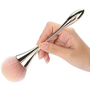 Nail Art Brush, Nail Dust Removal Brush Lange steel Manicure Nail Art Tools Nagelpoeder Reinigingsborstel