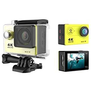 Sportcamera Draadloze Wifi Mini Smart High-Definition Outdoor Waterdichte Camera 4K Sport DV(Color:Giallo)