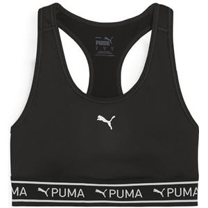 PUMA - 4keep - Sport BH - Zwart - Medium Impact Support