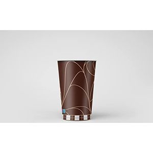 CupsOnline - Koffie Bekers - 7,5 OZ - 180CC 1000 (STKS.) - Bekers - Kartonnen bekers - 180cc - Wegwerp beker - Karton beker - Kantinebekers - koffiebekers - (1000, 7,5 Oz)
