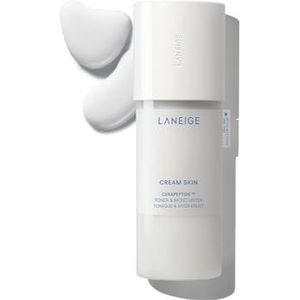 Laneige Cream Skin Toner & Moisturizer: 2-in-1 aminozuur rijk vloeistof, zacht, hydrateert en versterkt de vochtbarrier van de huid