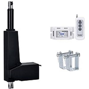 400mm Slag Lineaire Actuator RF Controller Beugel Kit WIFI Afstandsbediening DC12V 24V 40 MM/S 8000N 1500N Motor Heavy Duty Stabiliteit Betrouwbaarheid(DC24V 24MMS 2500N,Without Contro)