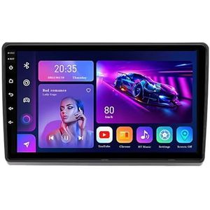 9"" 2 DIN Android 14 Autoradio Stereo voor Toyota Sienna 2 II XL20 2003-2010 met draadloze CarPlay Backup Camera Stuurwielbediening GPS Navigatie Bluetooth(L600(6+128G))