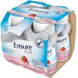 Ensure Plus Aanvullende voeding formaat drank | verpakking 4 x 200 ml | smaak aardbei