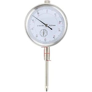 Wijzerplaatindicator, Meetklok Magnetische comparator Meetklok Magnetische standaard Basis Micrometer Meten Uurtype Indicator Meetinstrumenten(30mm Dial Indicator)