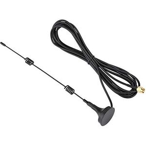 ASHATA 2,4 GHz 8 dB wifi-antenne SMA bus met magnetische voet High Gain voor ZigBee Wireless Module Router Netwerkkaart (10 m)