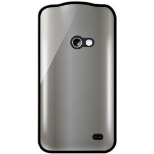 Puro Back Case - Clear - Samsung Galaxy Beam - zwart