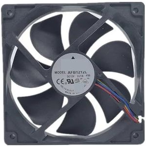 VOOR AFB1212L DC 12V 0.21a 12025 12cm 120 * 120 * 25MM stille voeding behuizing koelventilator(3 wires)