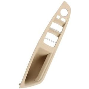 Binnendeurgreep Auto Voor BMW 5 Serie F10 F11 RHD LHD Binnenhandgreep Armsteun Voordeurpaneel Bestuurdersframe Opbergvak Auto Binnen Deurgrepen(LHD Beige)