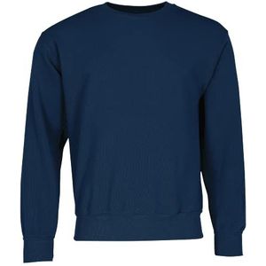 Fruit of the Loom Classic Set-In Sweat + GRATIS MyShirt stoffen zak, Donkerblauw, 3XL